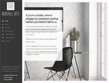 Tablet Screenshot of marshall-art.net
